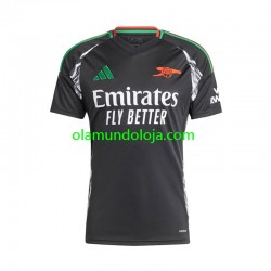 Camisola Arsenal Homem Equipamento Segundo 2024-2025 Manga Curta